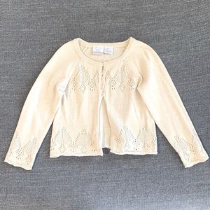 Cream Kids Sweater